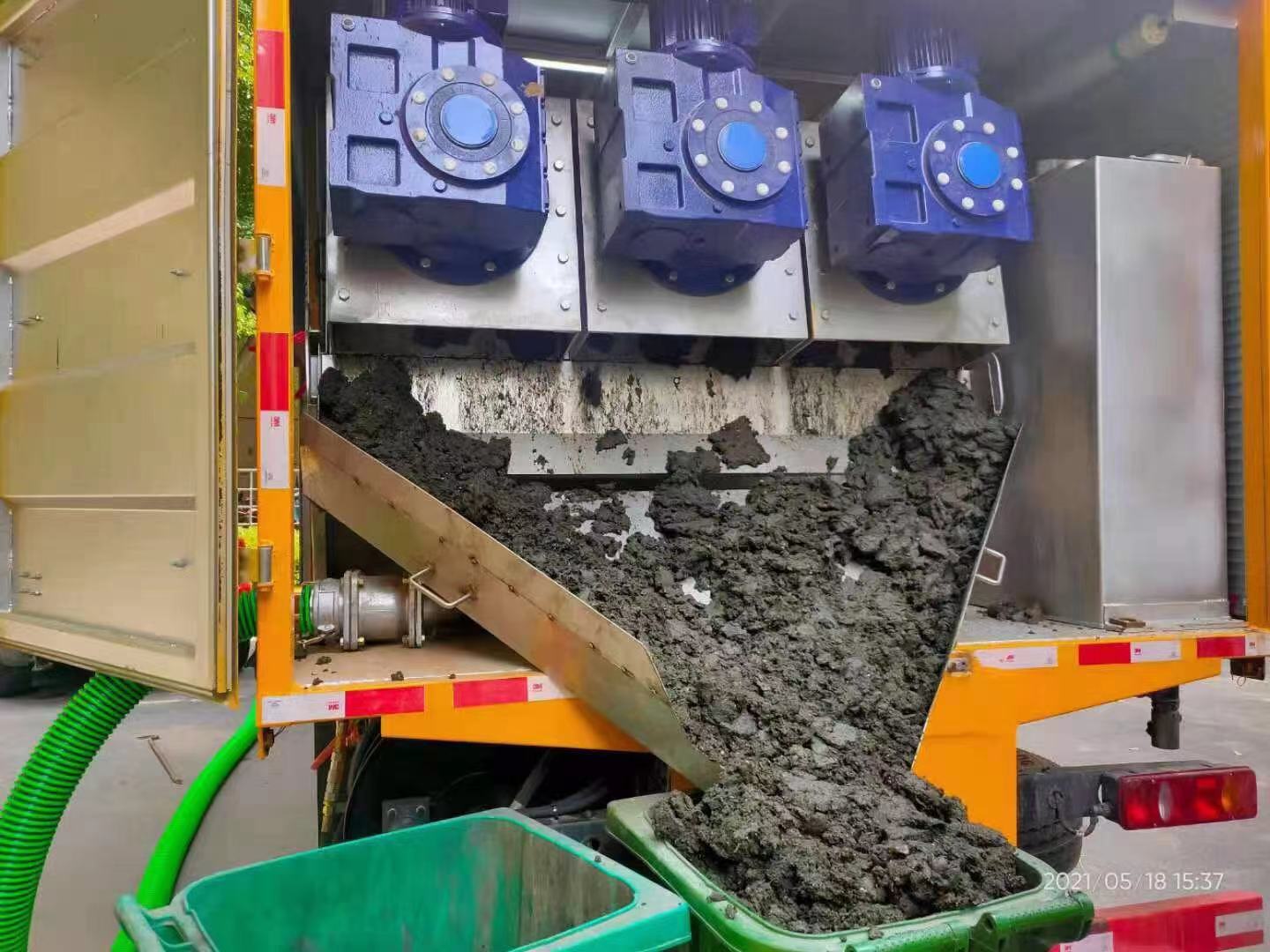 渭南化粪池清掏城市维护站-泥浆净化干湿分离处理